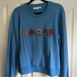 NWOT size medium endless rose amore crewneck sweatshirt